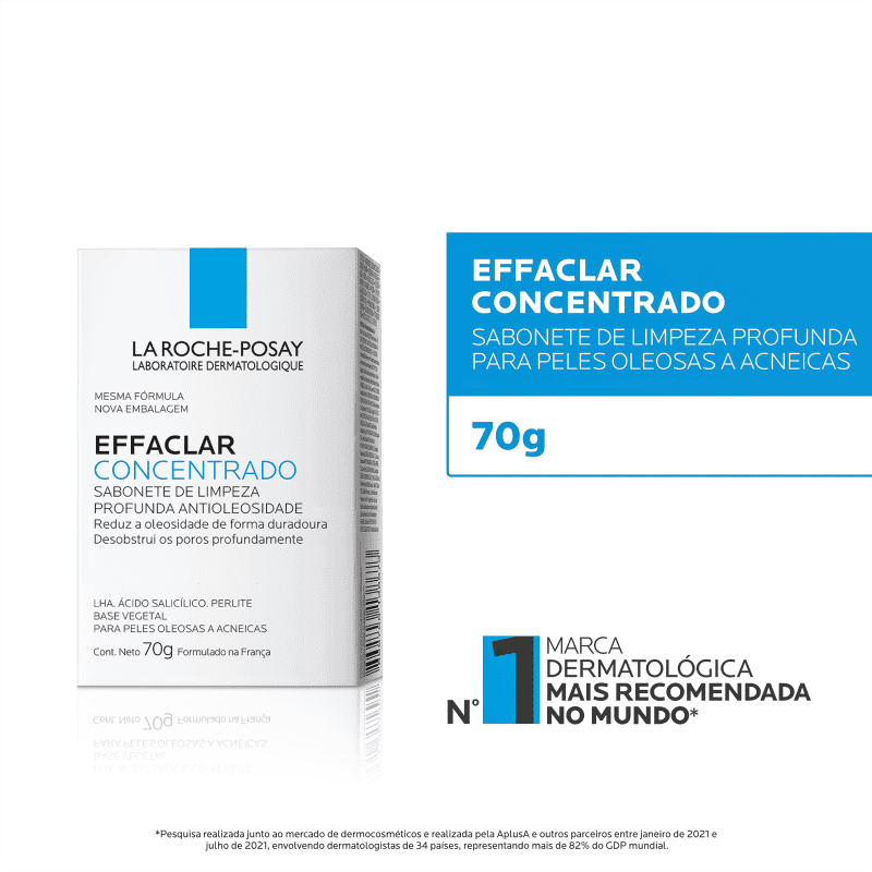 La Roche-Posay Effaclar Concentrado - Sabonete em Barra Facial 70g