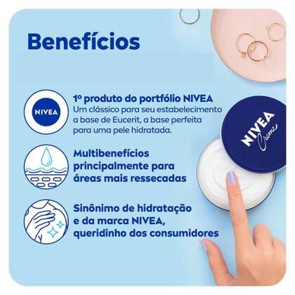 Creme Nivea Lata Azul 56g
