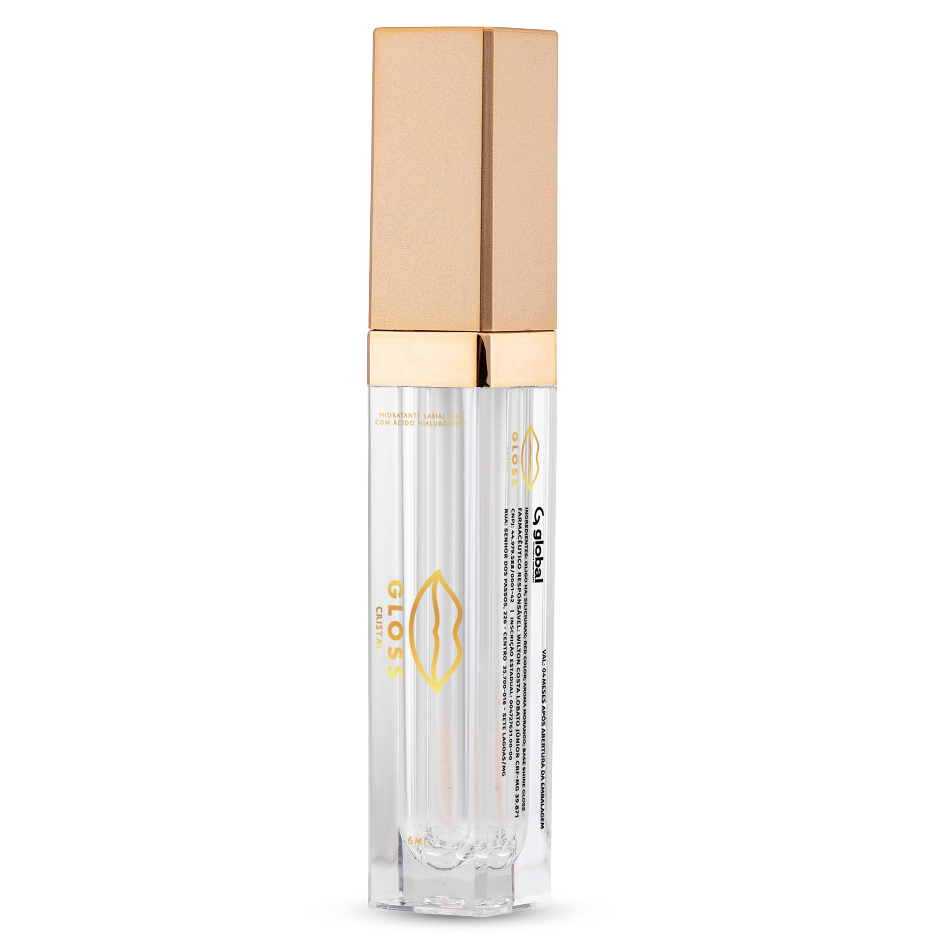 Gloss Labial com Ácido Hialurônico e Silício Orgânico - Volugloss