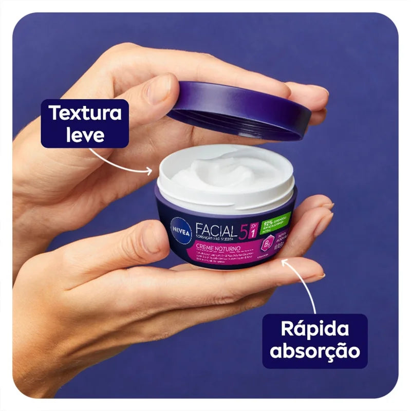 NIVEA Creme Facial Noturno – 100g