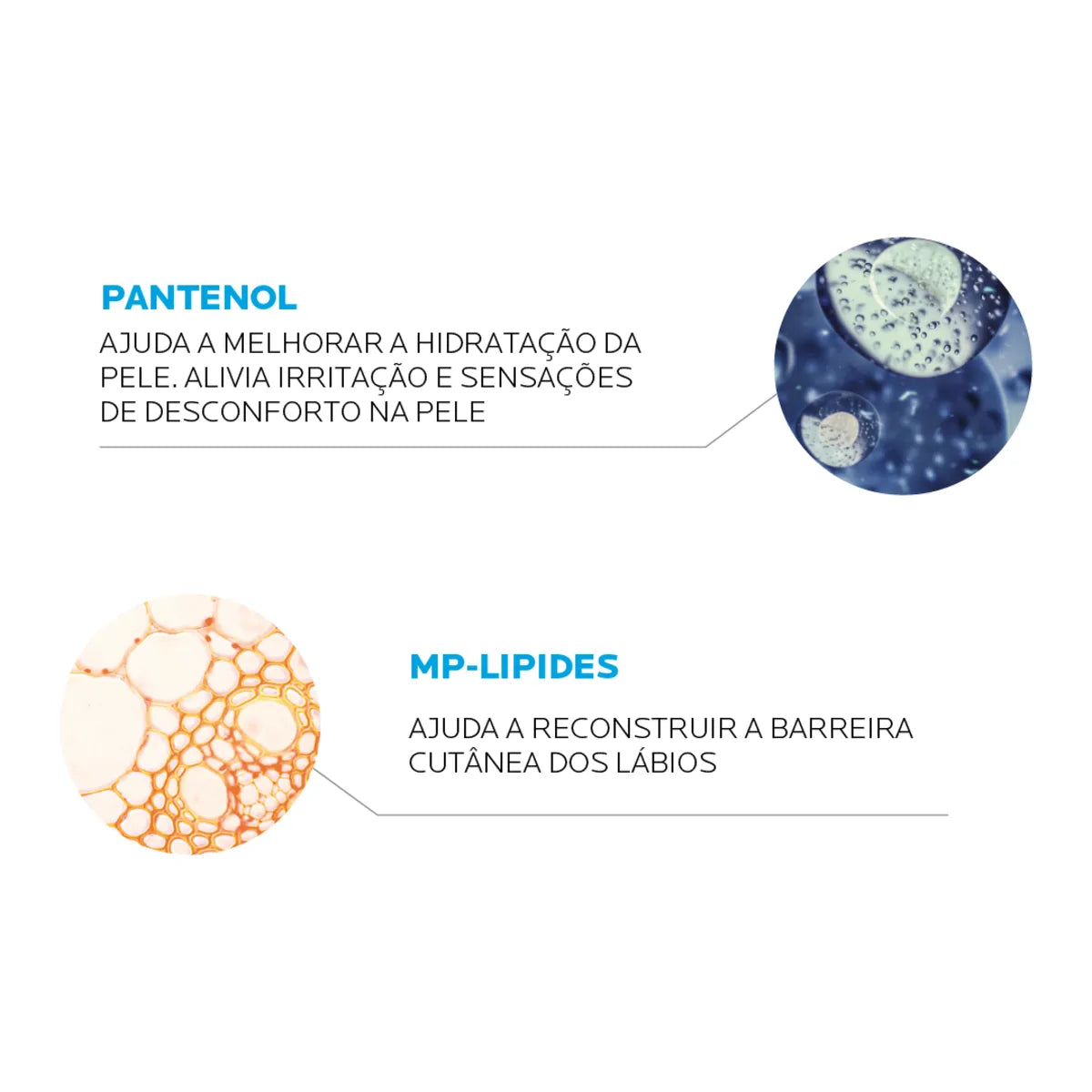 La Roche-Posay, Cicaplast Lábios 7,5ml, Reparador labial, hidratante para os lábios, calmante para a área dos lábios