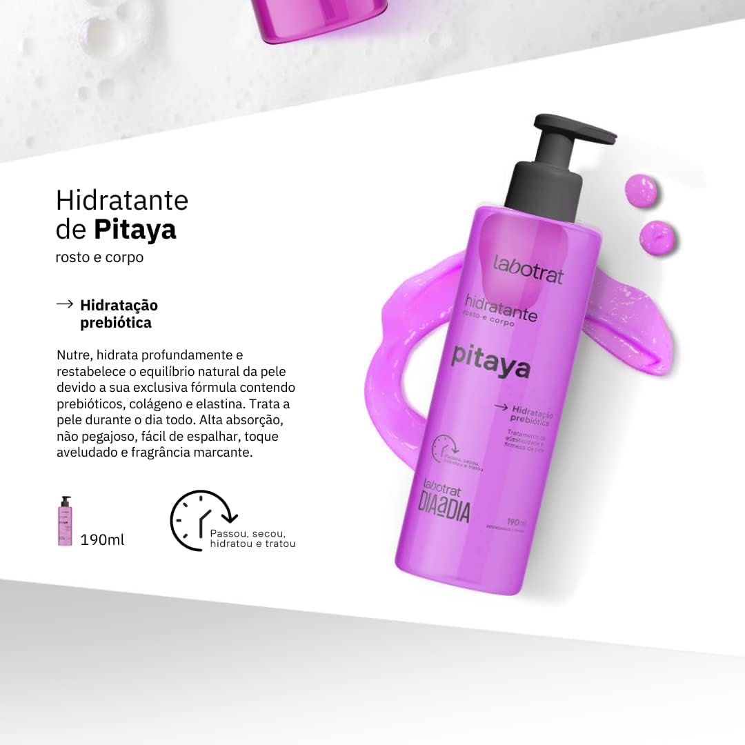 Hidratante Corporal e Facial Labotrat Pitaya Dia a Dia 190ml