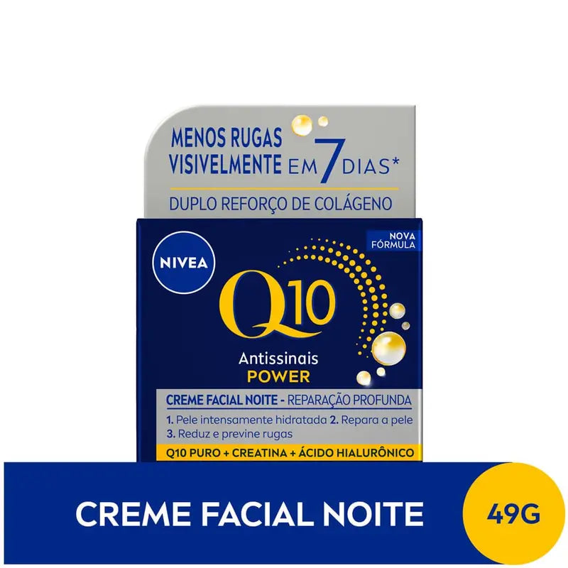 NIVEA Q10 Antissinais Power Creme Noite 49g
