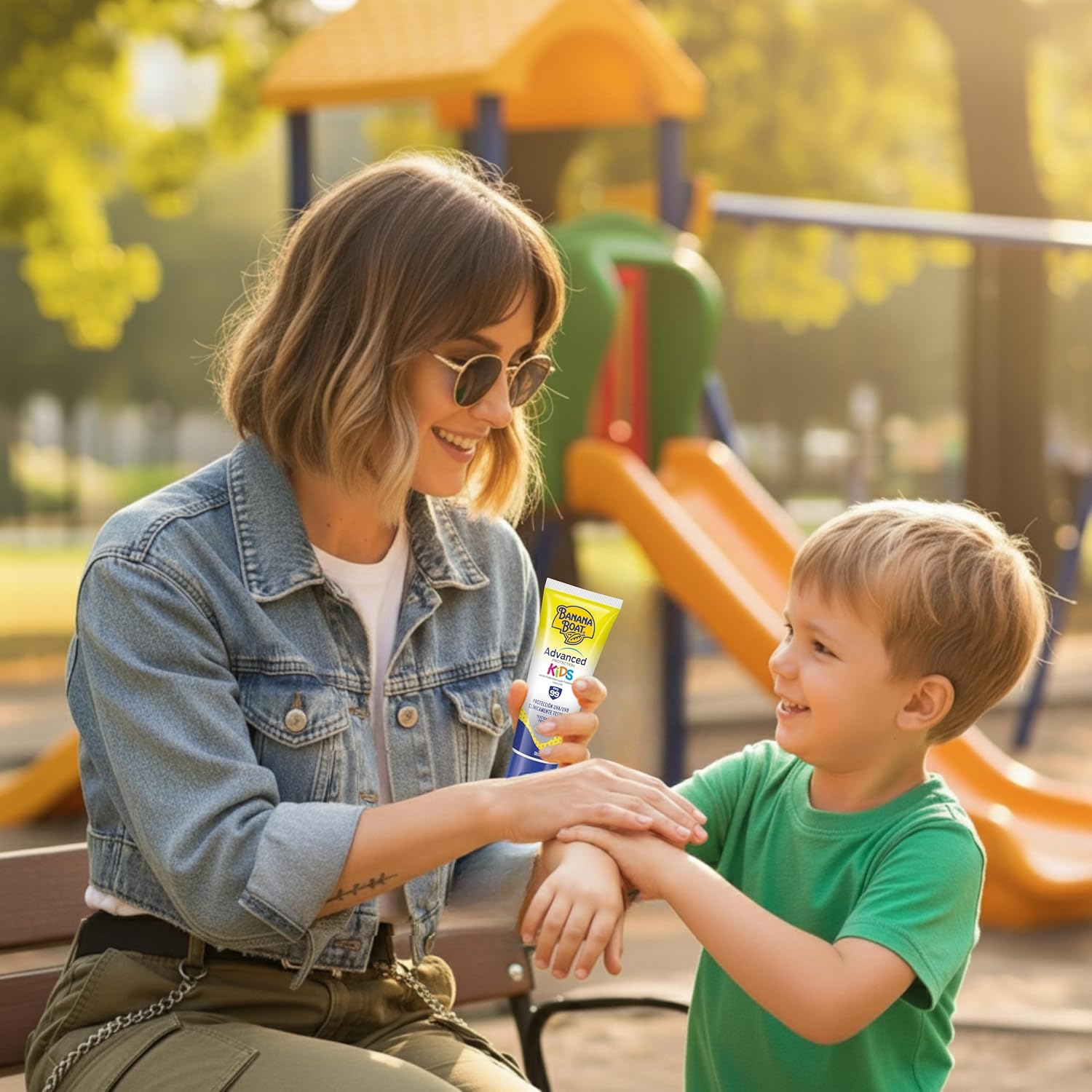 Banana Boat Protetor Solar Kids FPS 99 118ml – Resistente à Água, UVA/UVB, Não Oleoso