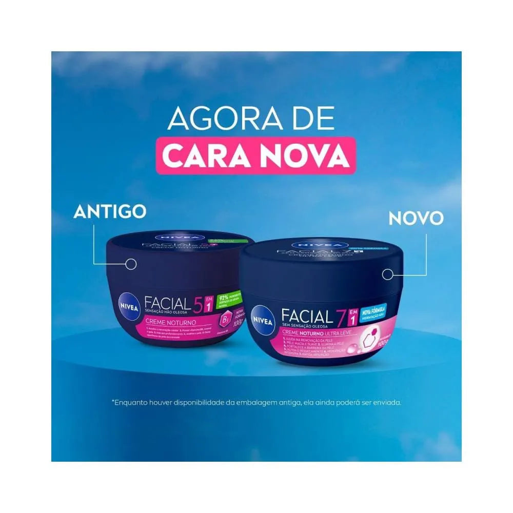 NIVEA Creme Facial Noturno – 100g
