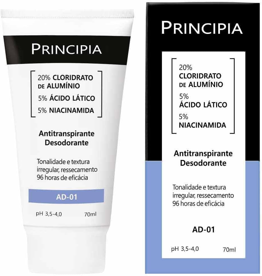 Principia AD-01 – Desodorante Antitranspirante Clareador 70ml