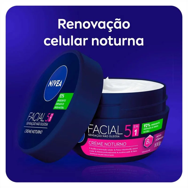 NIVEA Creme Facial Noturno – 100g