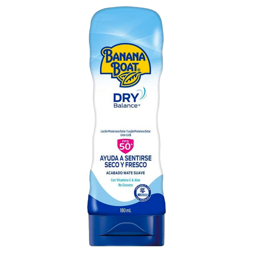 Banana Boat Dry Balance Loção Protetora Solar FPS 50+ | 180ml