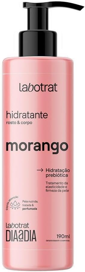 Labotrat - Hidratante Rosto/Corpo Labotrat Dia A Dia 190Ml Morango