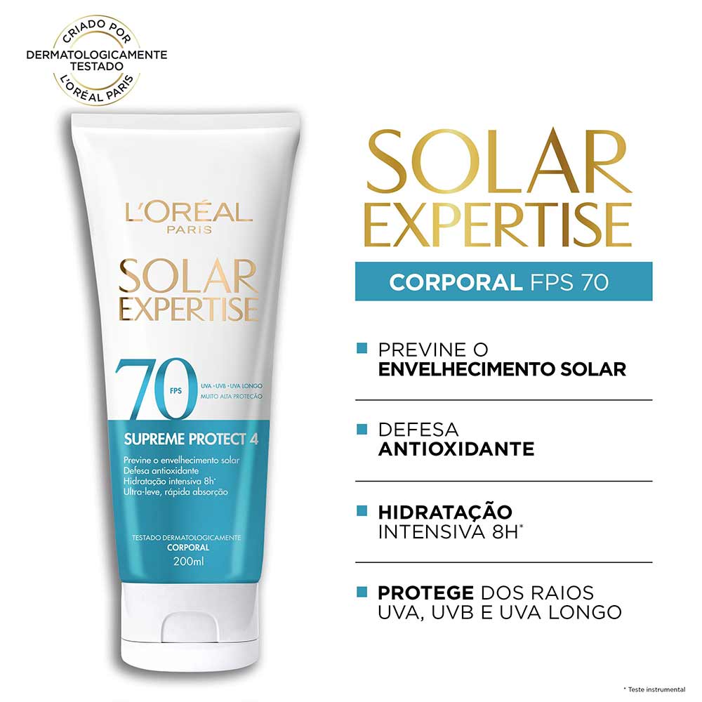 L’Oréal Paris Solar Expertise Supreme Protect 4 FPS 70