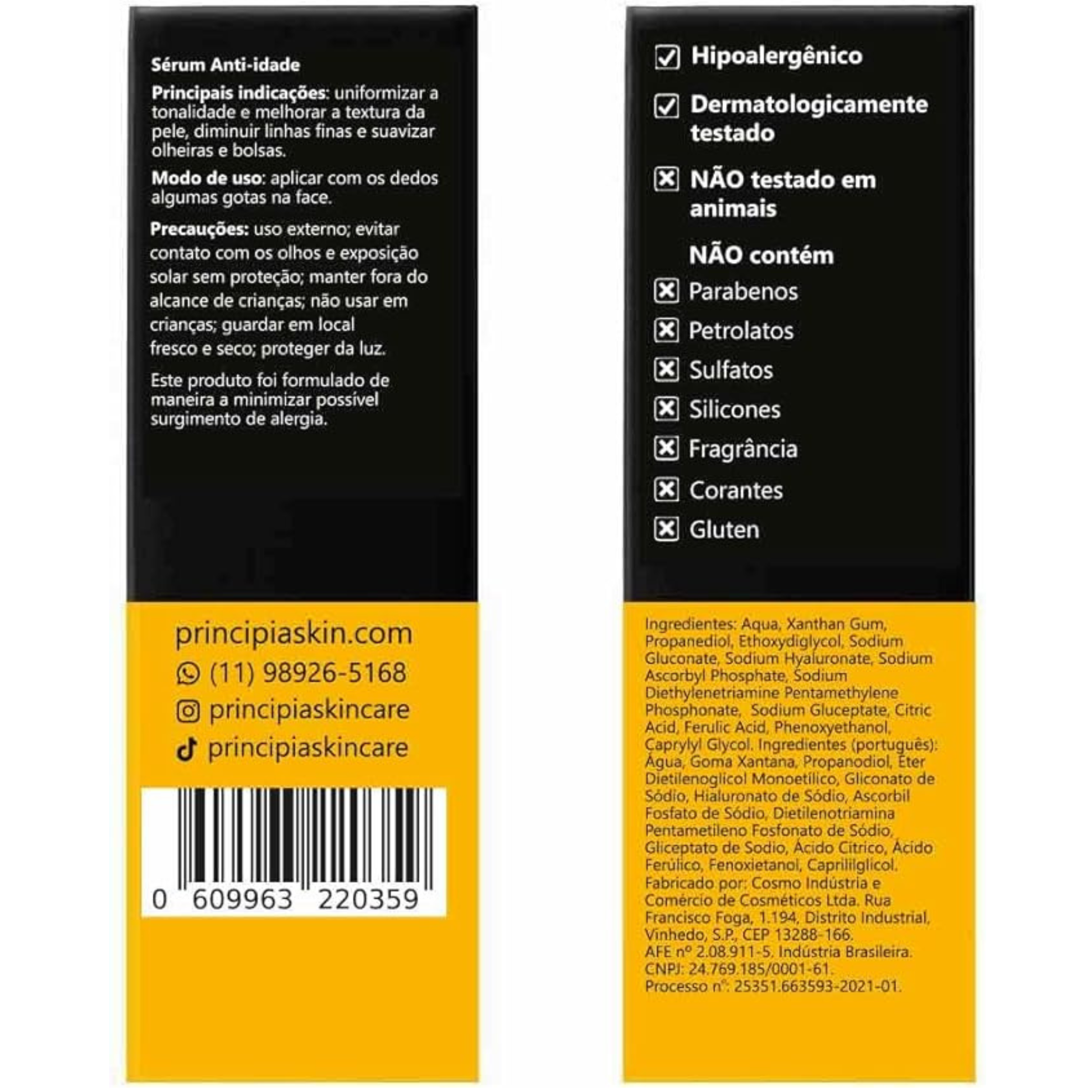 Sérum Facial 10% Vitamina C + 0,5% Ácido Ferúlico (VC-10) 30ml