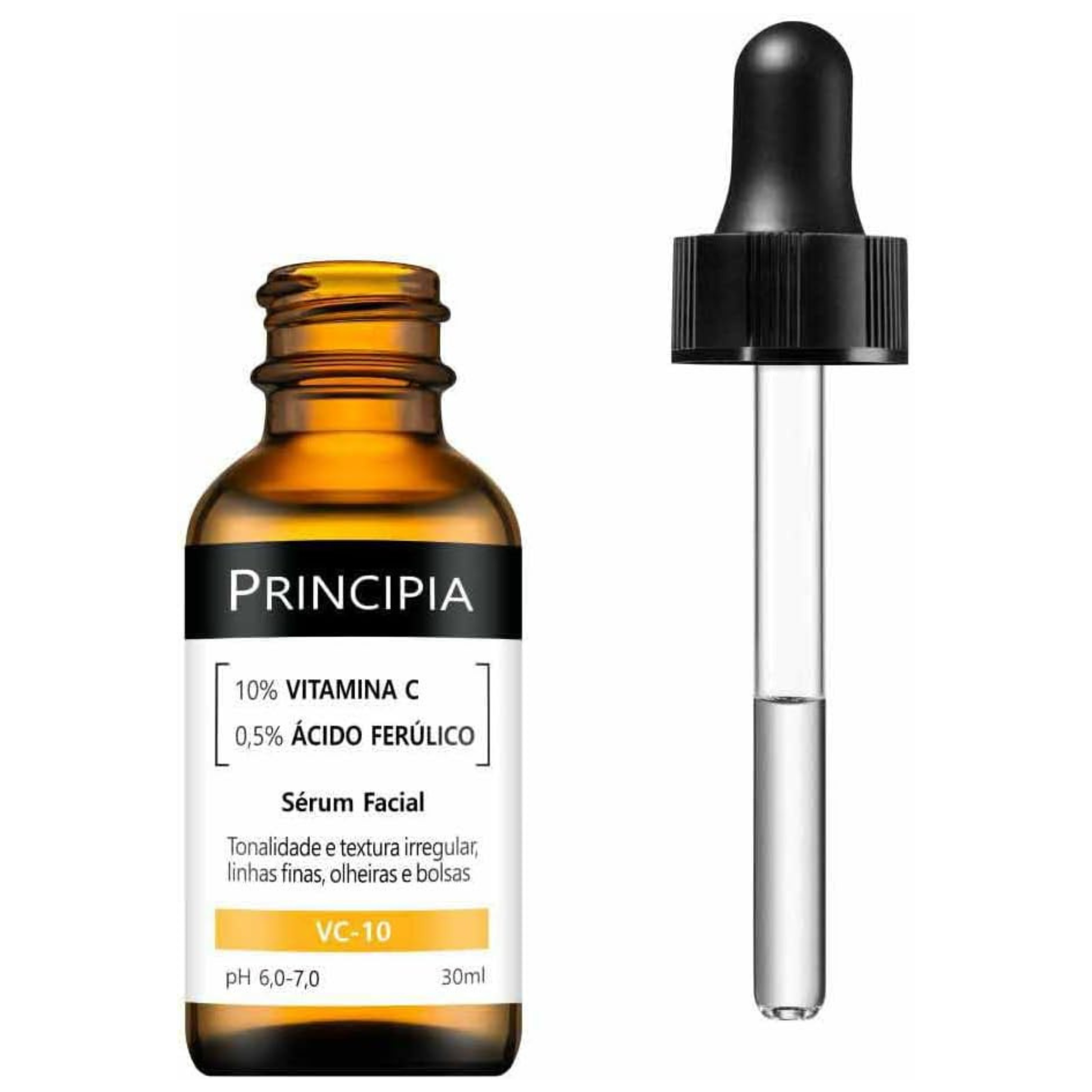 Sérum Facial 10% Vitamina C + 0,5% Ácido Ferúlico (VC-10) 30ml