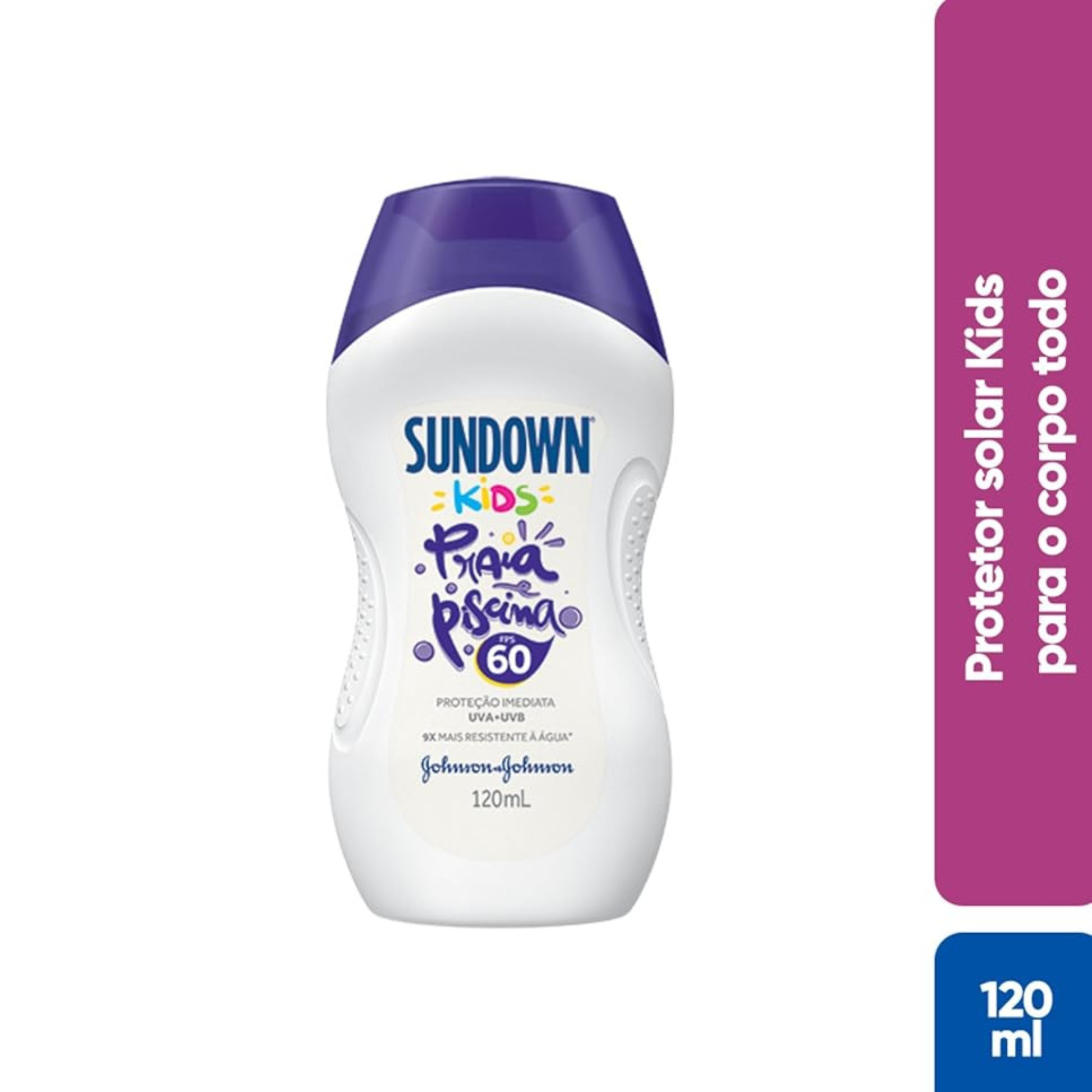 Sundown Kids Protetor Solar Infantil FPS 60 – 120ml (Corpo e Rosto)