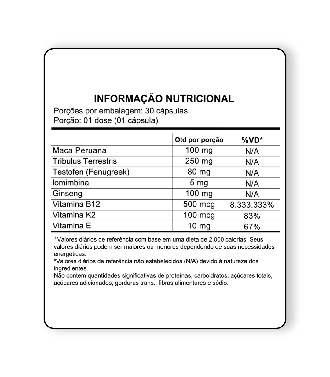 Vitamina Homem Vigor+ | Força, Energia e Equilíbrio para o Homem Moderno