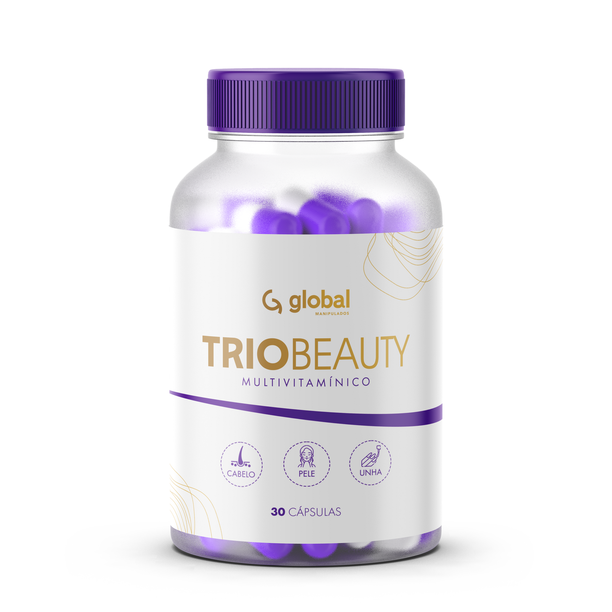 TRIOBEAUTY - Vitamina Cabelo, Pele e Unha – Nutrição Completa para Sua Beleza Natural