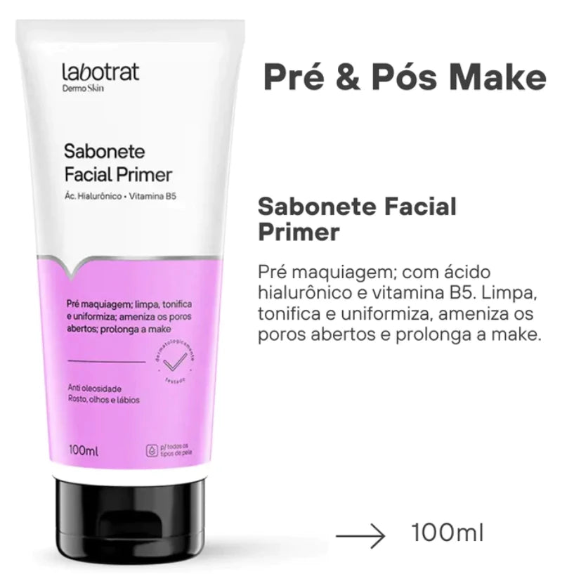 Sabonete Facial Primer Anti-Oleosidade Labotrat – 100ml