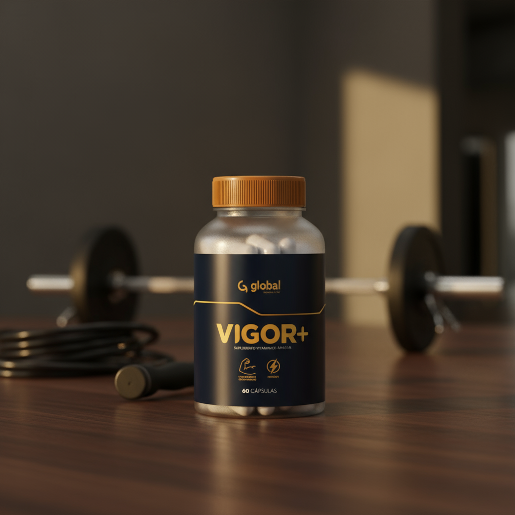 Vitamina Homem Vigor+ | Força, Energia e Equilíbrio para o Homem Moderno