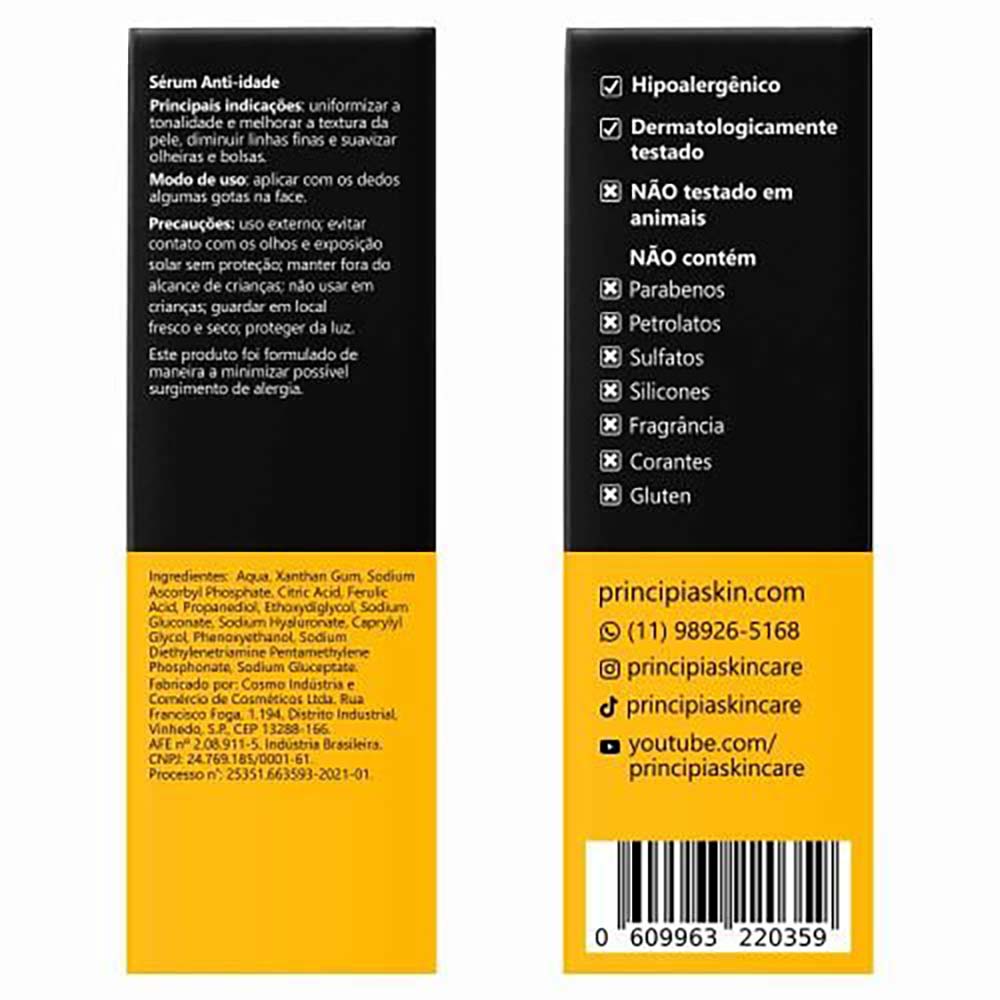 Sérum Facial Antioxidante Principia - VC-10 30ml